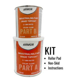 2-Part Topcoat Commercial Military Grade Re-Topcoating Kit