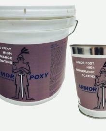bucket and gallon can of armorpoxy high performance coating